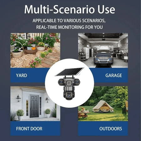 Graphic showing multiple users can access the camera.